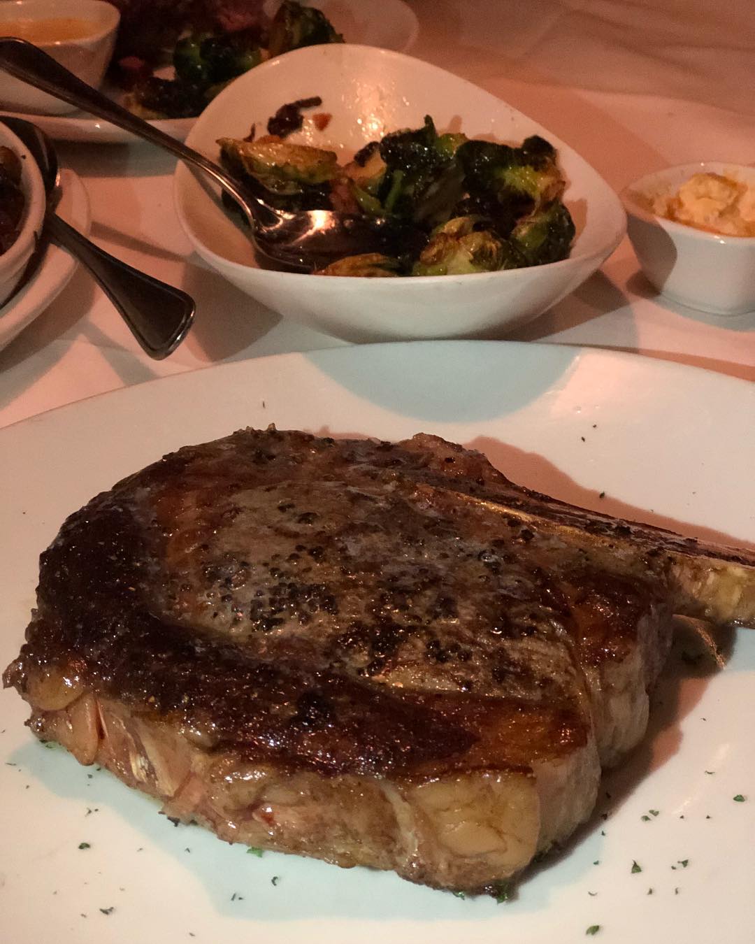 Sorry it’s not an excellent picture but this is one of my favorite reasons keto is so awesome… Rare Ribeye and Brussels sprouts with bacon for dinner last night