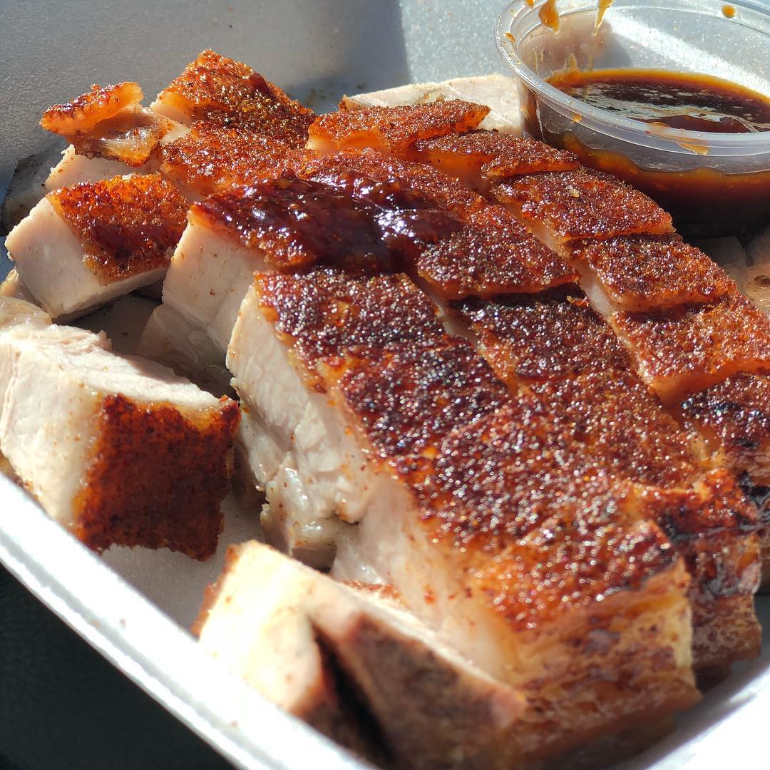 They keep saying that pork belly is one of the best things for you; who am I to argue? I love this stuff!!!! And yes, I ate a little bit of the hoisin sauce which has sugar in it.. woke up barely in ketosis, but still there!
——
Who loves roast pork belly as much as I do?